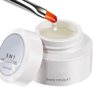 Solid limgel för naglar | mångsidig användning 5 ml lång livslängd - gel för nagelförlängningar - för mode och skönhet daglig manikyr och vardagsrum i design och styling av