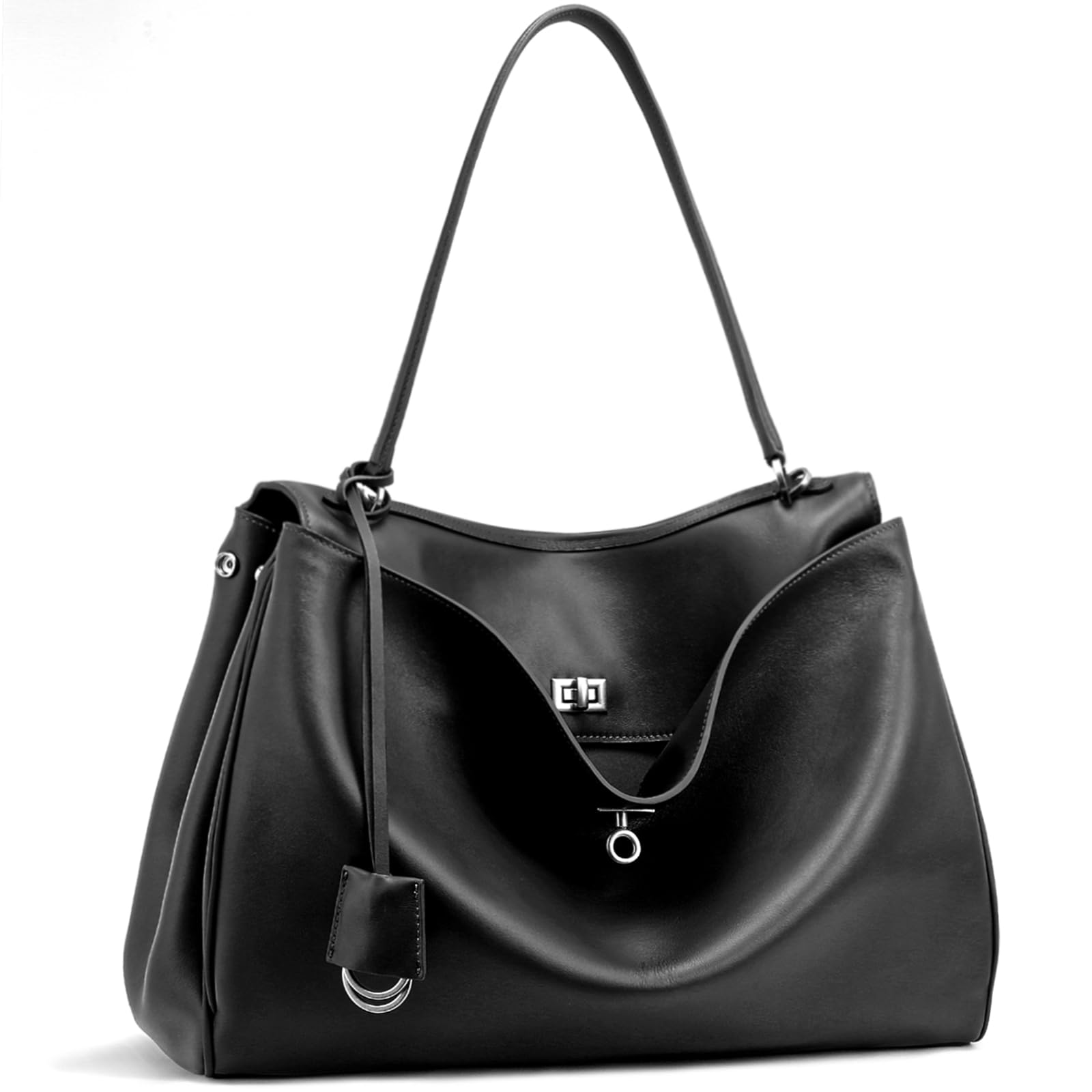 Photo 1 of hedexe Genuine Leather Tote Bag for Women: Fashion Shoulder Handbag Ladies Top-handle Satchel Purse for Ladies