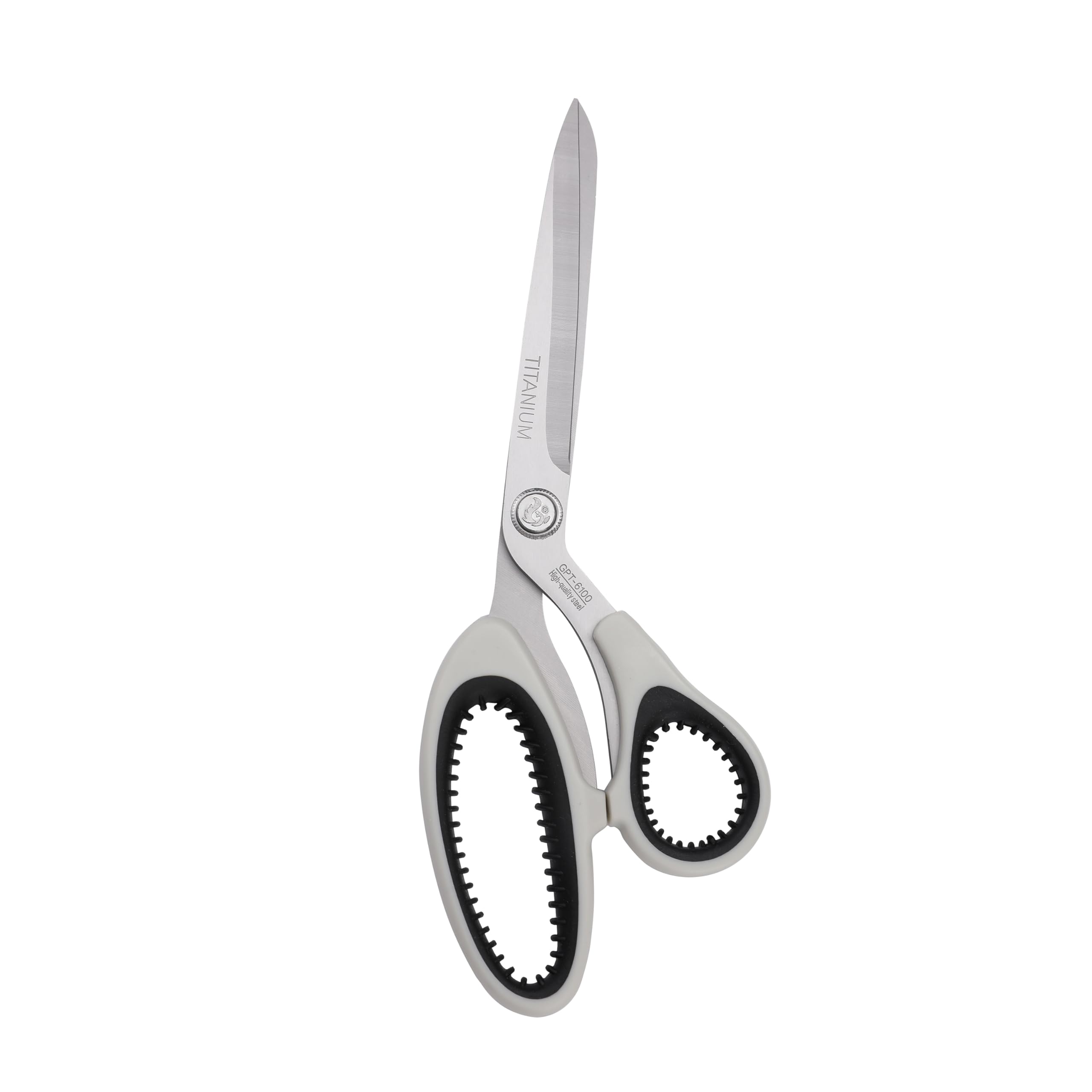 GOLDEN PHOENIX Heavy Duty High Stainless Steel Sewing Fabric Cutting Scissors, Office Shears For Tailors Dressmakers, Best For Cutting Fabric Leather Paper Raw Materials (GPT-6100 | Grey)