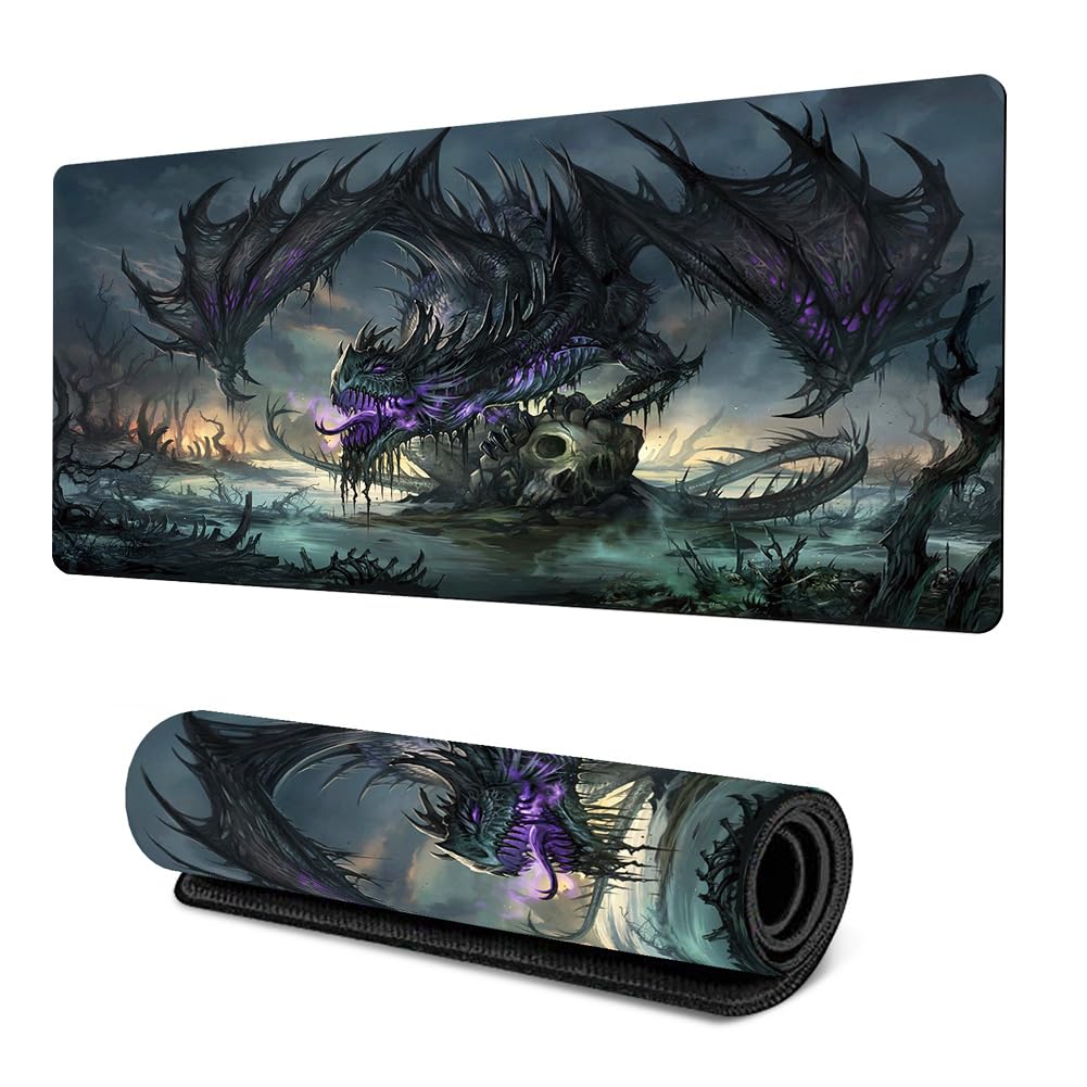 mat dragon mouse pad gaming mat desk anime mousepad dinosaurs gamers desk office non slip