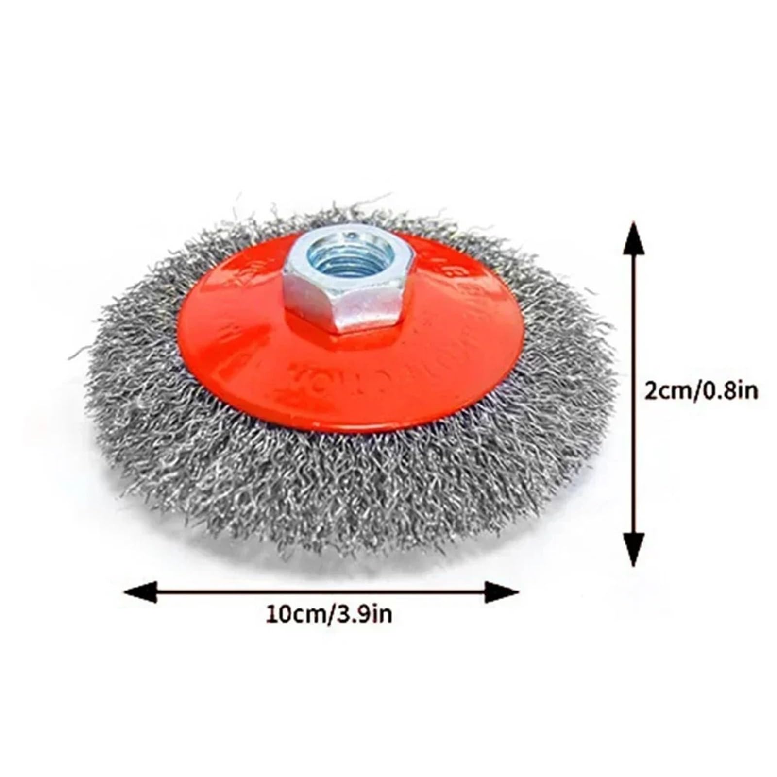 Spazzola Abrasiva a Tazza Nylon Spazzole metalliche Sbavatura for la pulizia della tazza ruota