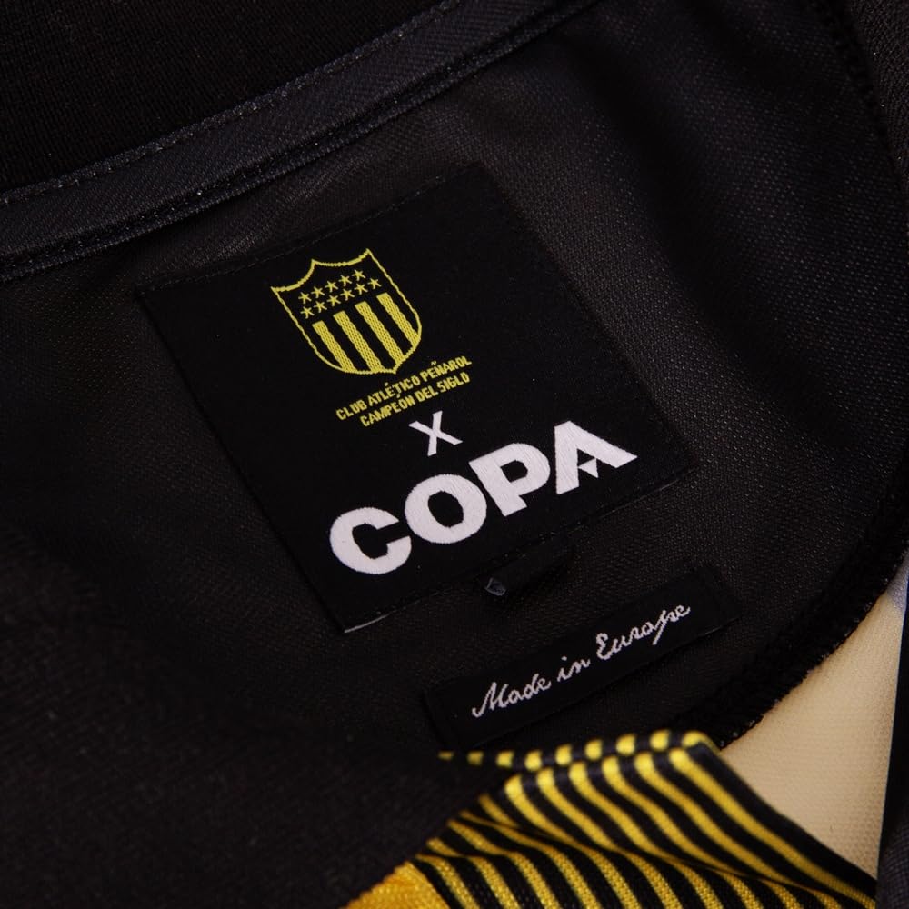 COPA - Maglia retrò - Calcio - Uomo - CA Penarol 1997 - Giallo - 100% Poliestere