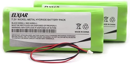 Reemplazo de batería Ni-MH de 7.2V 2000mAh para DSC Powerseries 9047, SCW9045, SCW9047, sensor directo 17-145A, sistemas de seguridad de teclado