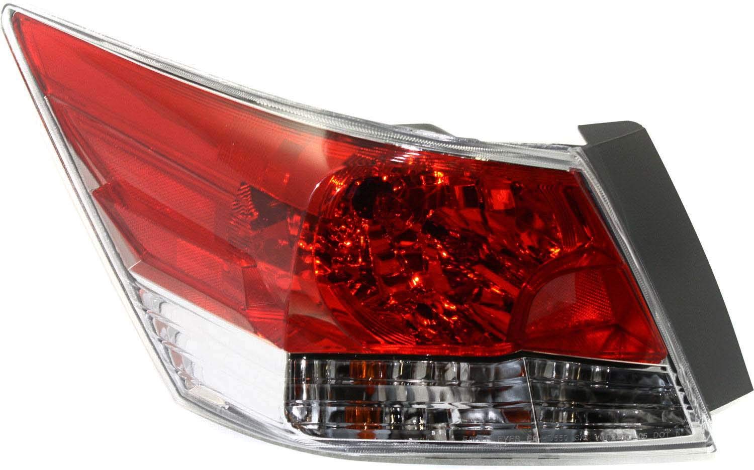 Photo 1 of Evan-Fischer Tail Light Assembly Compatible with 2008-2012 Honda Accord Sedan
