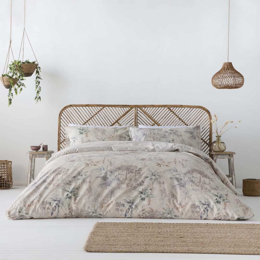 Copripiumino Ecuador In Raso Di Cotone 200 Fili - Reversibile, Bottoni, 180x220 Cm + Federa 45x120 Cm | Multicolore - Foto 12