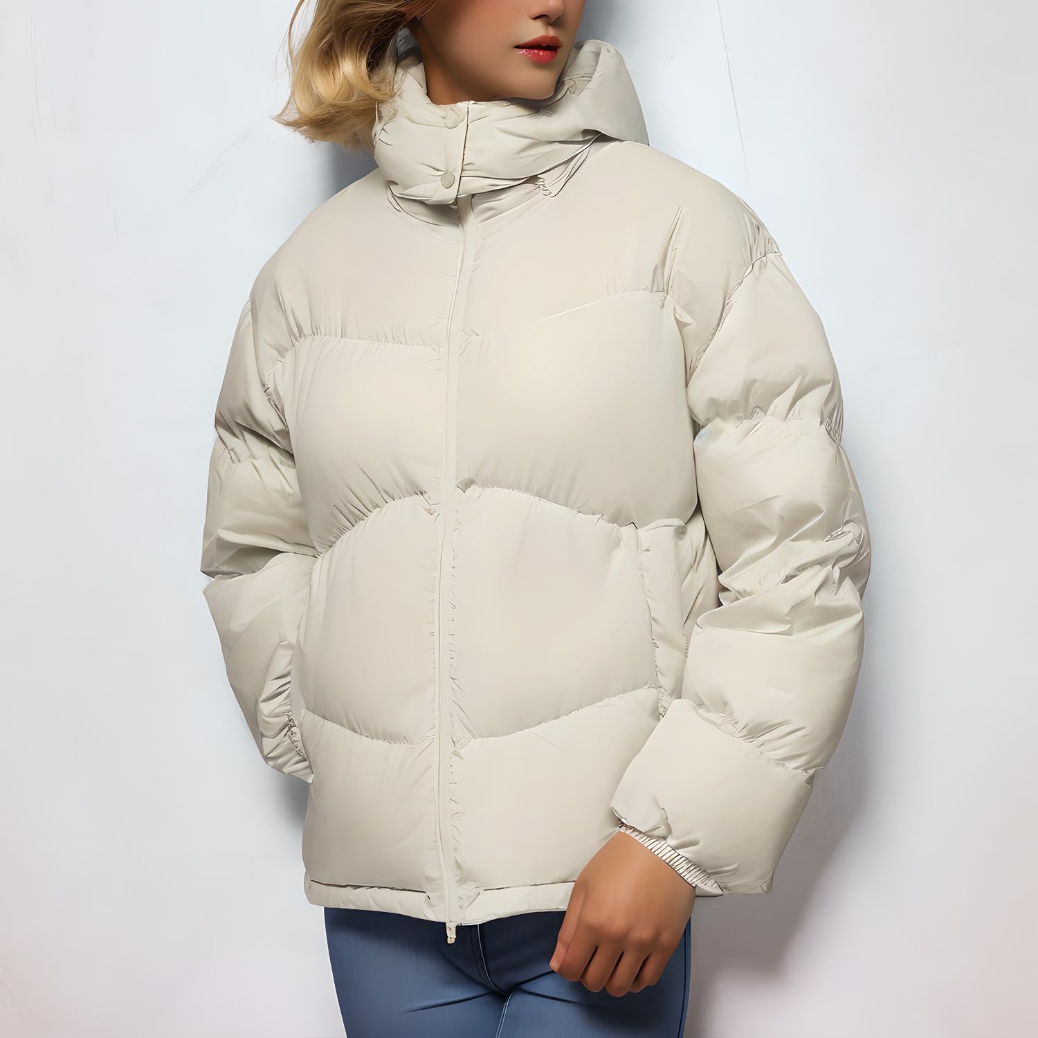 Chaqueta de plumón con capucha para hombre y mujer, ultraligera, aislada, resistente al agua