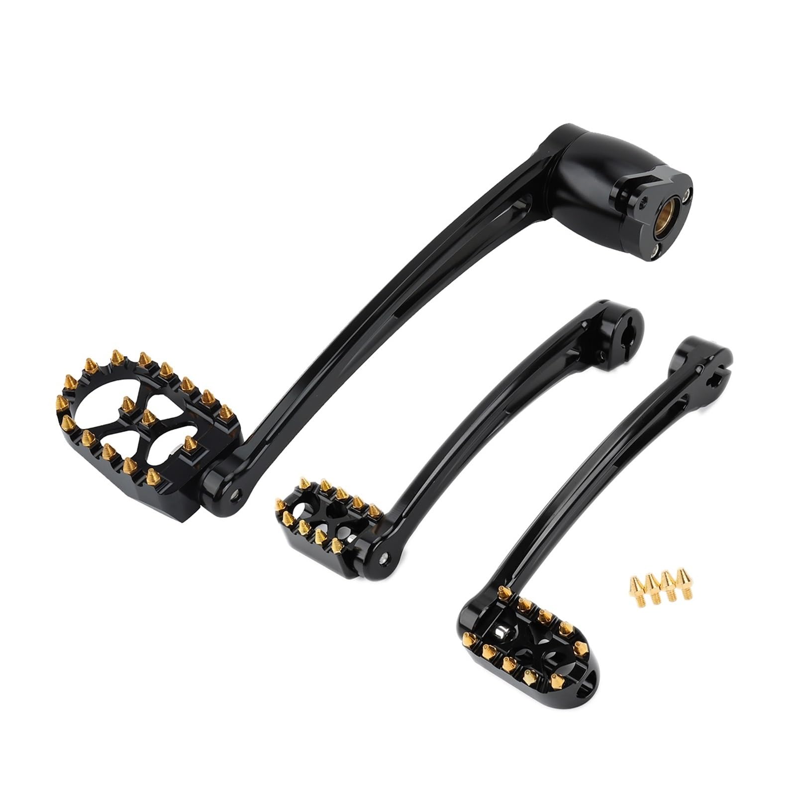 Syc27qp Black Set Shift Pedal Lever Motorcycle Motorcycle Brake Arm Kit Shift Lever Shifter Pegs For Touring Street Electra Glide For Road King Flhr Flhx 2014-2020
