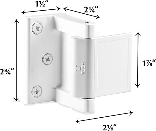 Miniatura 5 de Berlin Modisch Cerradura de puerta Reforzador de privacidad Pestillo de puerta para puertas batientes extra alta resistencia cerradura de seguridad