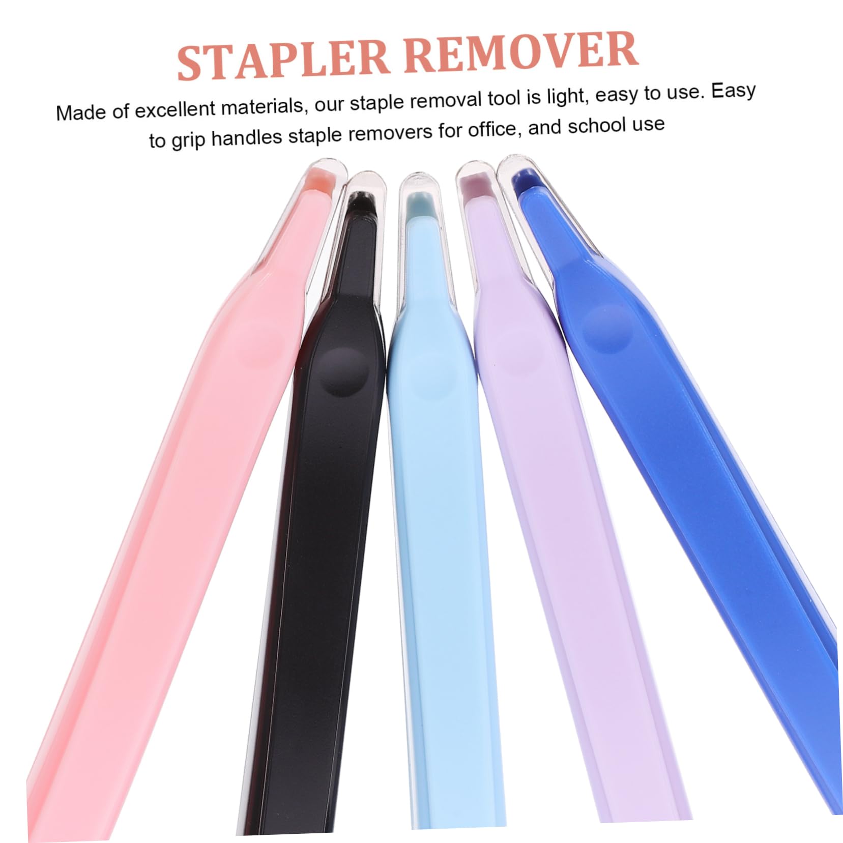 Gadpiparty 4 Set Strumento Di Rimozione Dei Punti Metallici Picket Fare Leva Manuale Attrezzo Levapunti Heavy Duty Bastoncino Levapunti Rimuovi Cucitrice Per Ufficio Plastica 5 Pezzi*4
