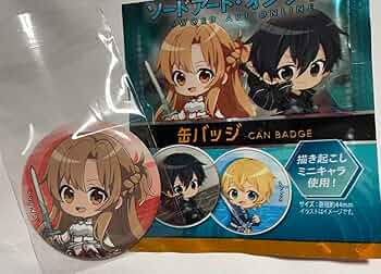 【現地限定】アスナ 缶バッジ 等身ver. SAO ソードアート・オンライン ソードアート・オンライン プログレッシブ 缶バッジ アスナ