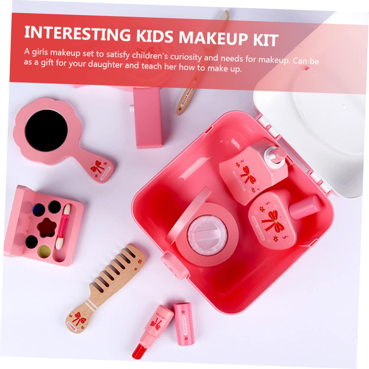 VICASKY Lustiges Schminkset Für Kinder – Kompaktes Spielzeugset Für Jungen Und Mädchen 1 Set Mit Spielzeug Mit Runden Kanten Lernspielzeug
