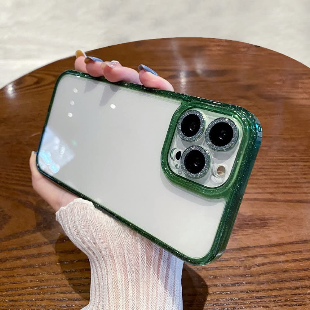Coque iPhone 14 Pro Max paillettes transparente pour soirée - 6