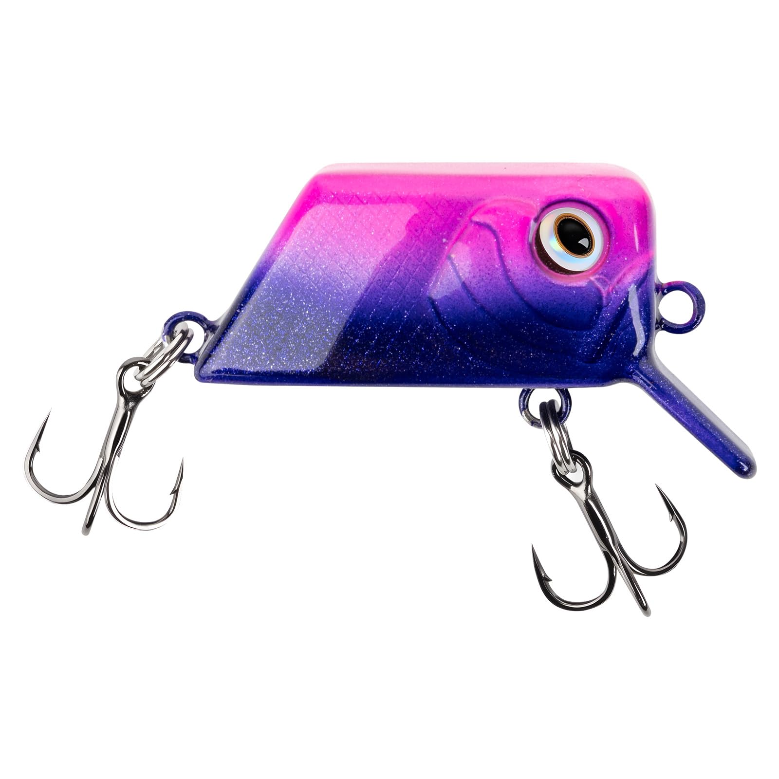 Handcrafted Floating Fishing Lures 8g Glide Bait, Bass Lures with Rattle Sound, DIY Fishing Bait Gift for Anglers