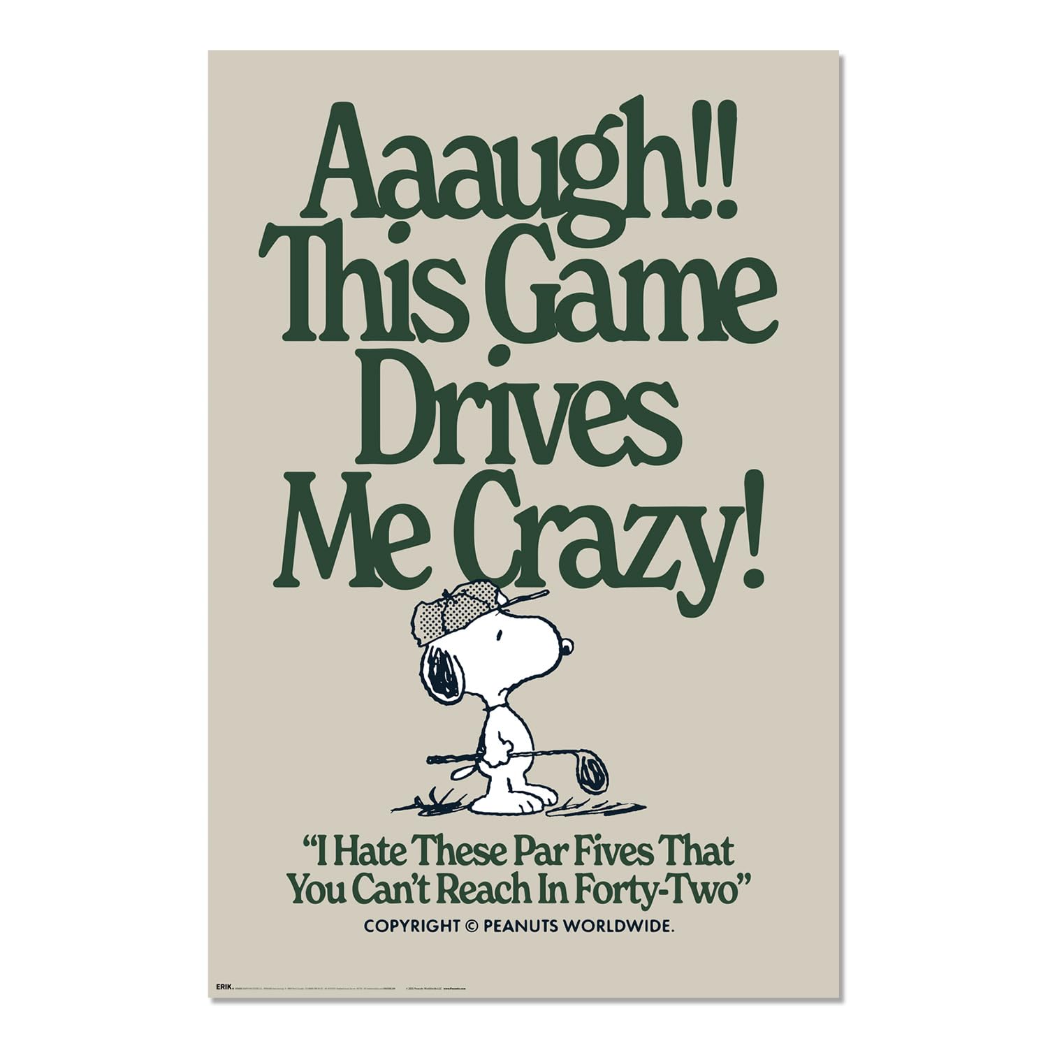Grupo Erik Poster Snoopy - 36 x 24 inches / 91.5 x 61 cm - Shipped Rolled Up - Cool Posters, Art Poster, Wall Posters & Prints