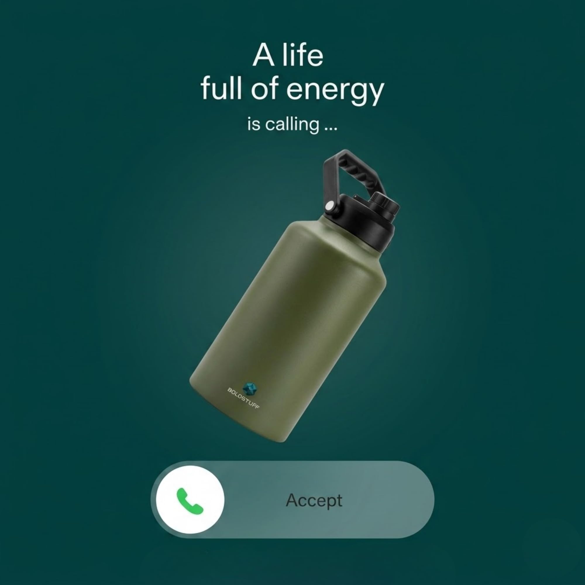 2L Insulated Water Bottle - Hot & Cold, Leakproof -5