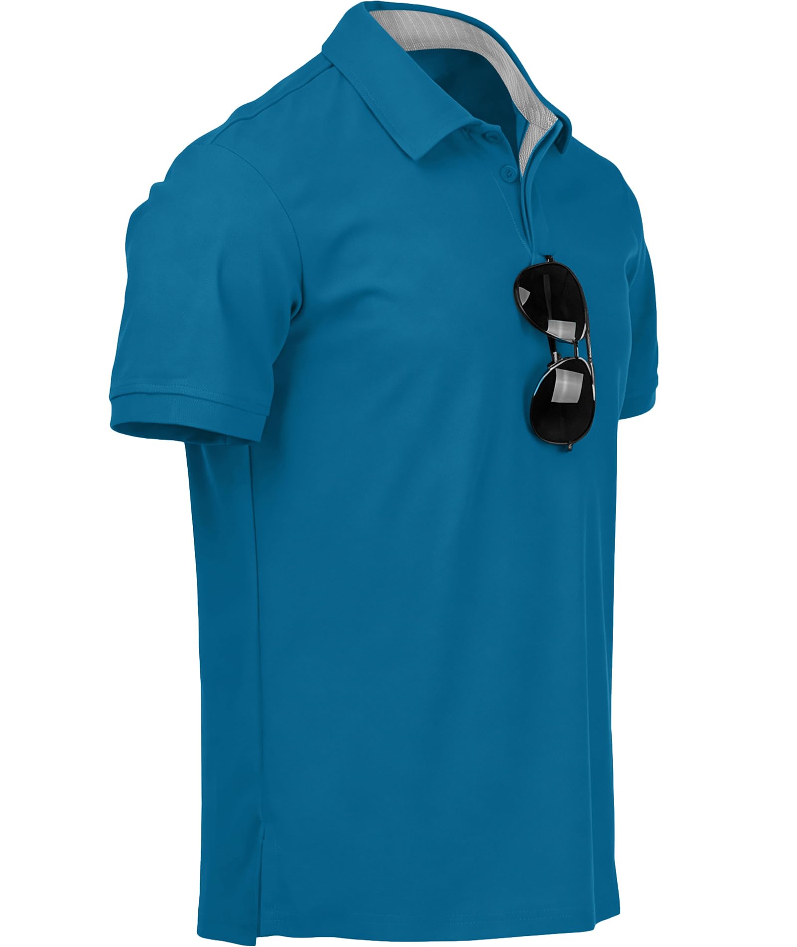 Elainone Poloshirt Herren Kurzarm 65% Baumwolle Sommer Golf Tennis Polo Shirt Regular Fit für Sport