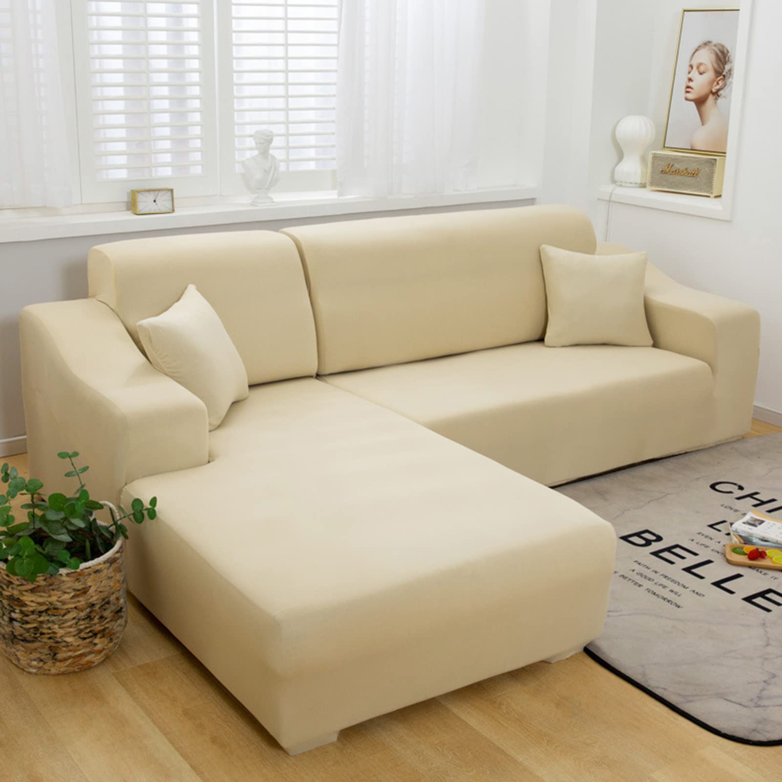 Housse de canapé extensible élasthanne pour rénover un fauteuil usé