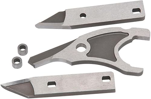 Cuchillas y bujes de repuesto de cizalla metálica para tijeras de cabeza giratoria de calibre 14 por Bauer