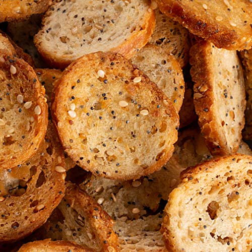 Schwartz Brothers Bakery, Bagel Chips, Everything, Organic, Kosher, Artisanal, Vegan. Freshly baked 8oz container. (Pack of 3) - Thumbnail 6