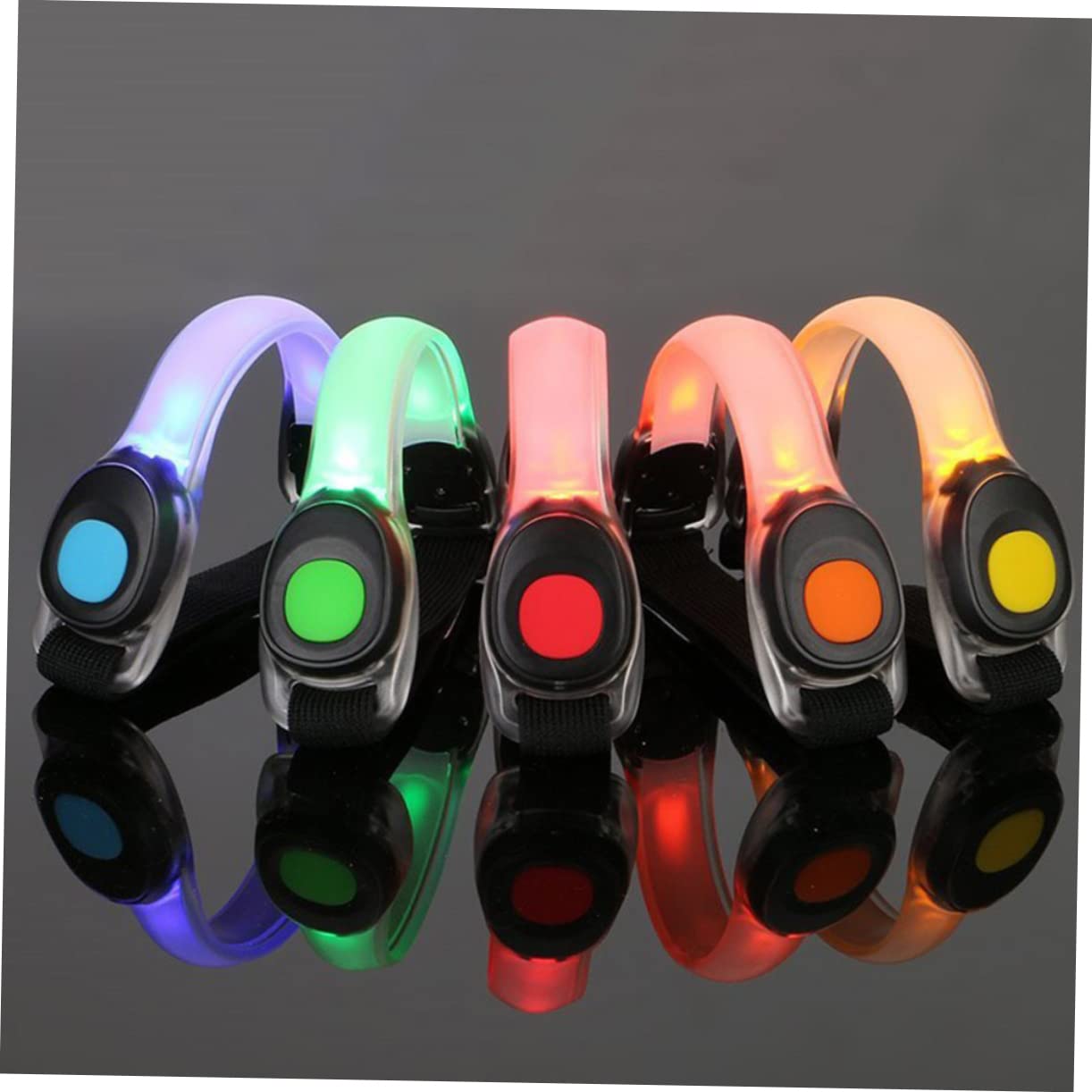 INOOMP Feux De Circulation Lampe De Sport De Nuit Lumière De Extérieure Lumière De en Plein Lumière pour La Course De Nuit Fluorescence Conduit La Nuit