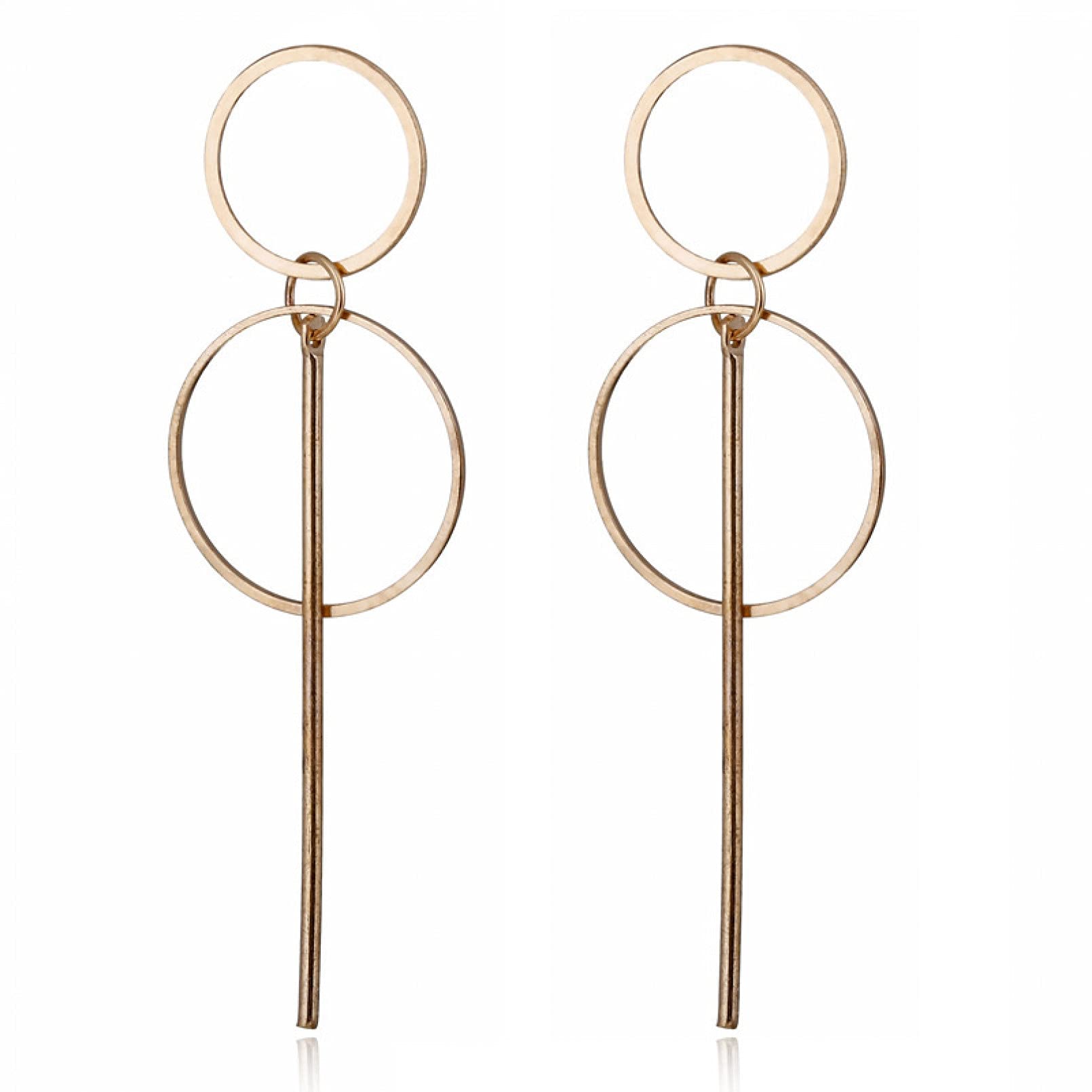 Boucles d'oreilles en Argent massives et géométriques au design raffiné