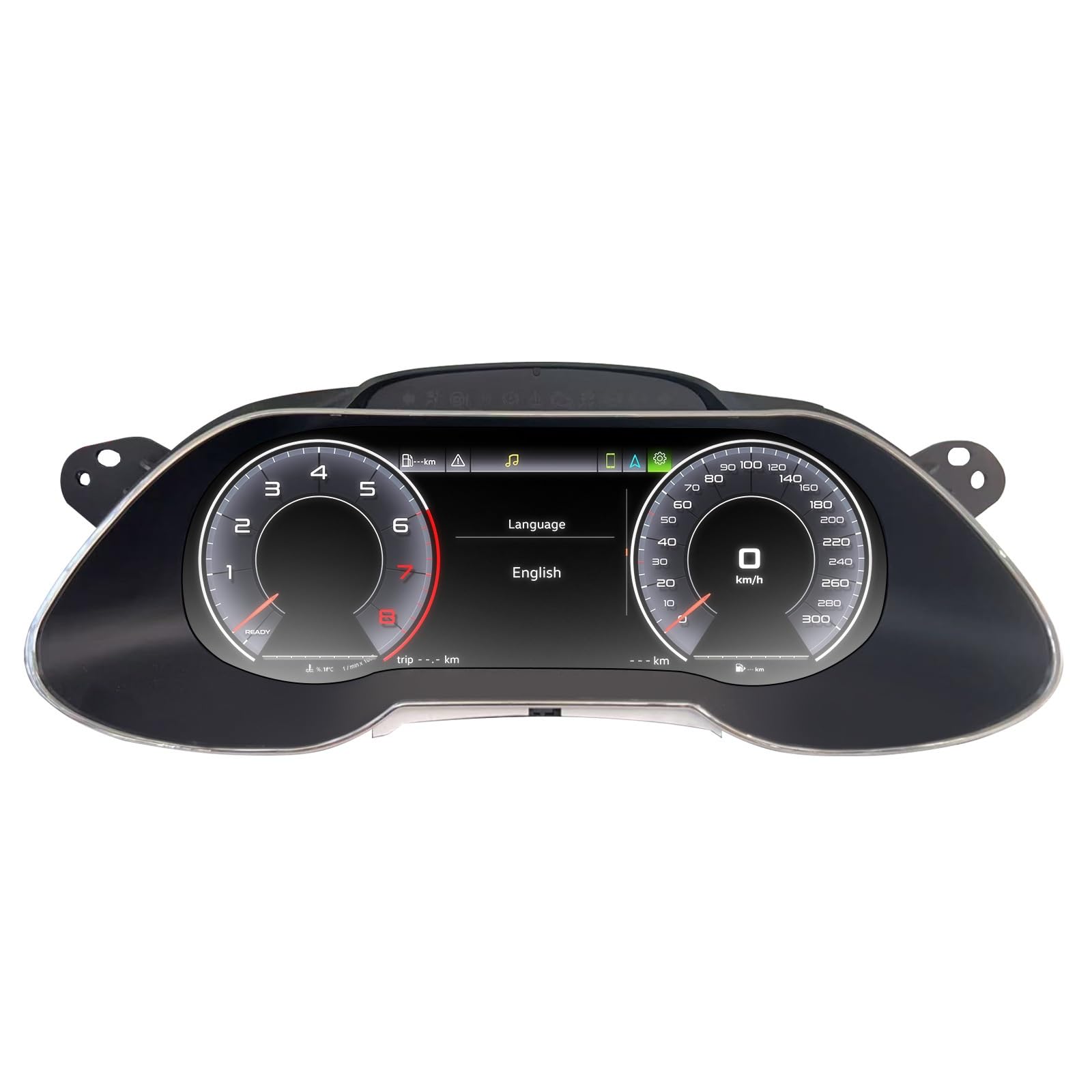 EGUIAS Car Digital Speedometer 12.3" LCD Car Digital Cluster Dashboard Fit For Audi A4 2013-2016 Years Panel Speedometer Virtual Cockpit