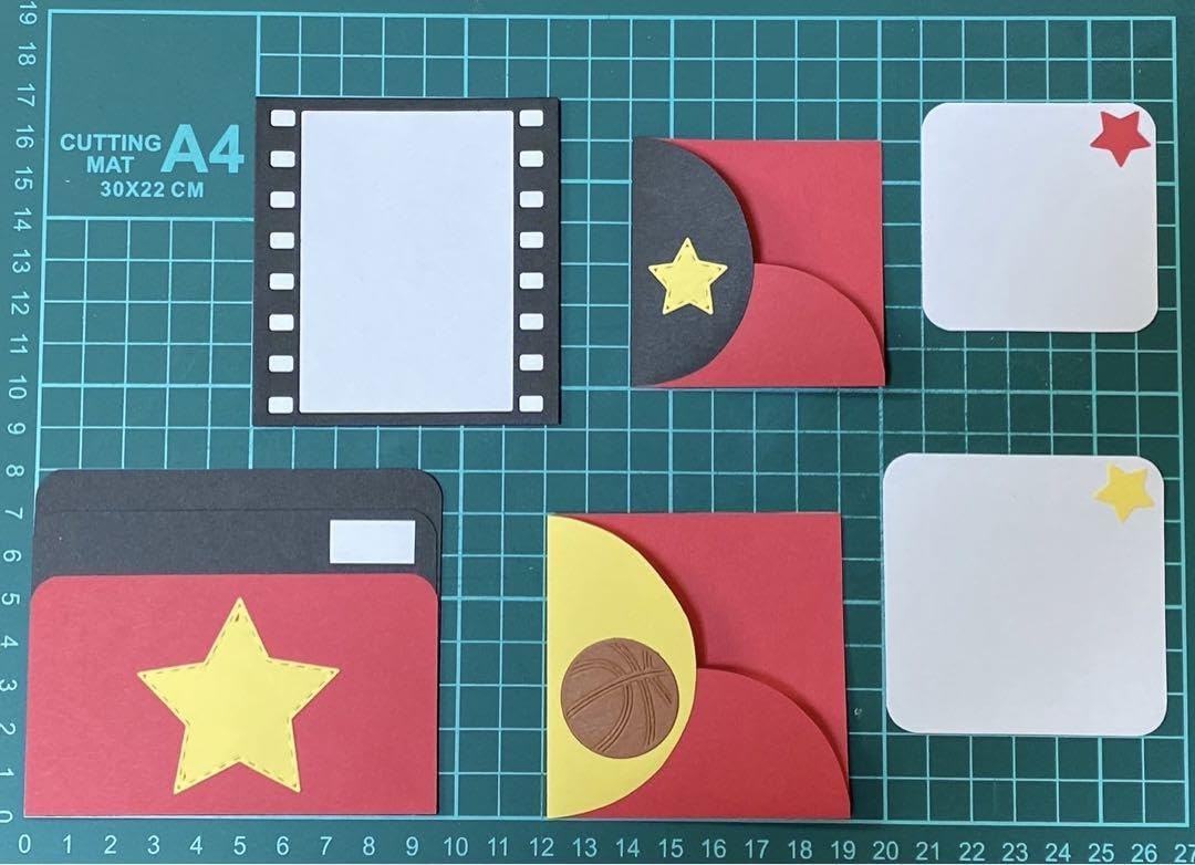 Amazon.co.jp: アルバム 仕掛け パーツ クラフト セット バスケ 15