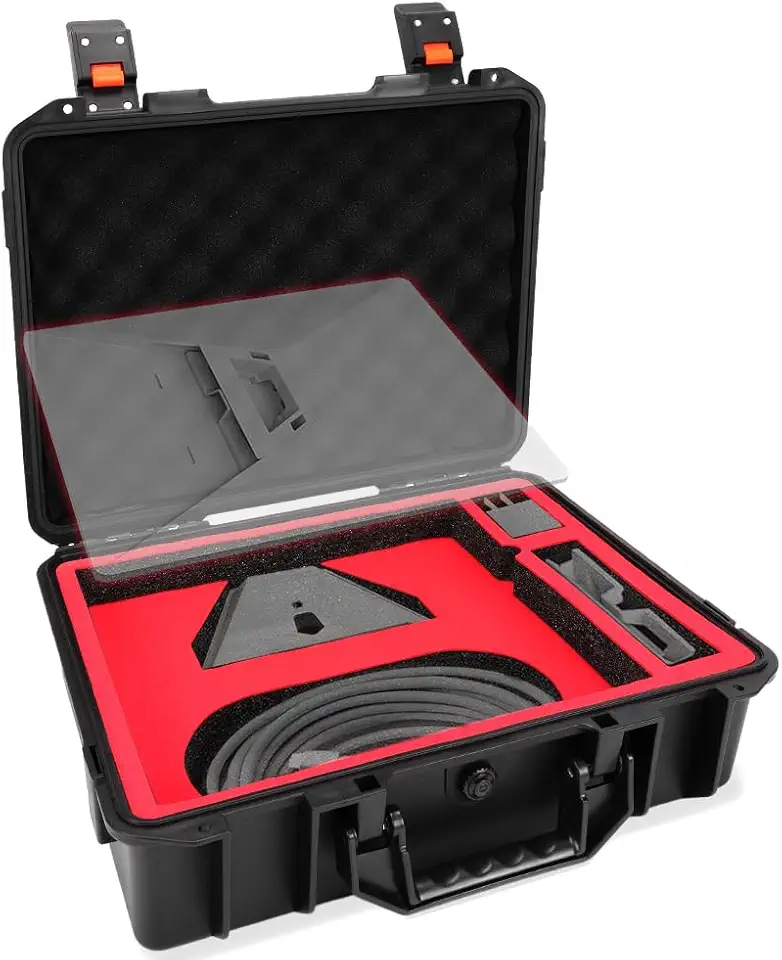 Mini Case, Mini Bolsa de Viagem, Estojo Mini, Estojo de Viagem à Prova d'Água em EVA Rígido, Ip67 À Prova D'Água, Espuma de Corte de Precisão Suporte, Adaptador de Tubo