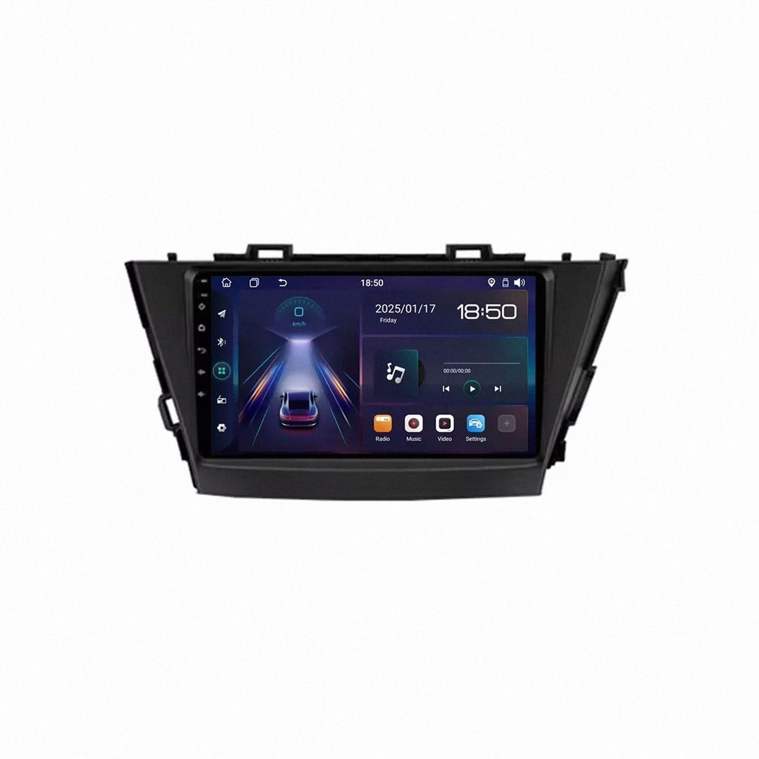 Auto Radio mit Bildschirm für Toyota Auris 2013-2018 Bildschirm mit Bluetooth-Freisprecheinrichtung, Sprachassistent, Live-Navigation, Mirrorlink, Aux, 8 Kern 6G+128G