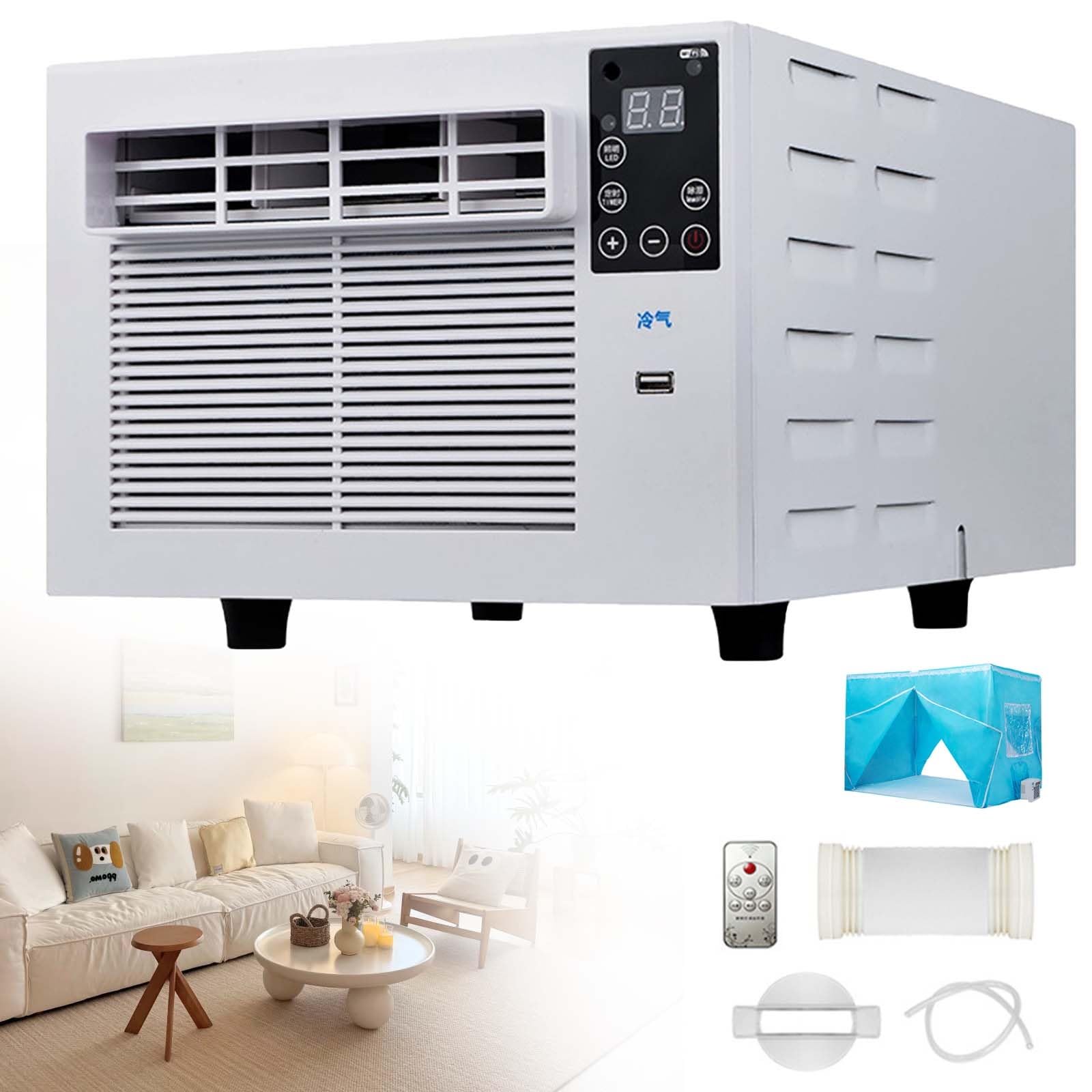 YISHENX High-Efficiency Energy-Saving Portable Air Conditioner for Small Rooms