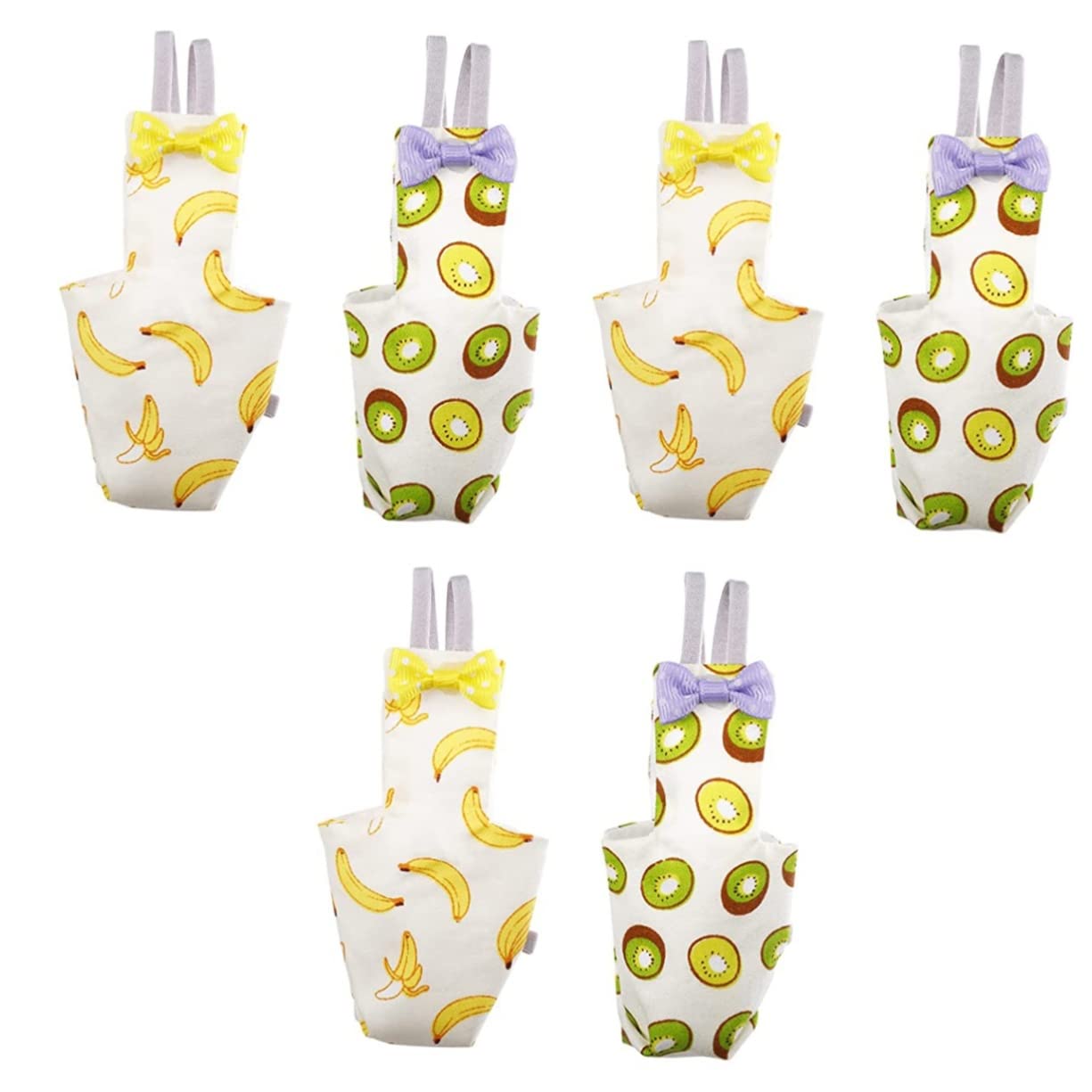 POPETPOP 6 Uds Pañales Agapornis Volando Y Pañales Kiwi Encantador Loro Correa Animales Pequeño Pañal Pañal Loros Suaves Decorar Periquitos Periquitos Orina Periquitos Transpirable con