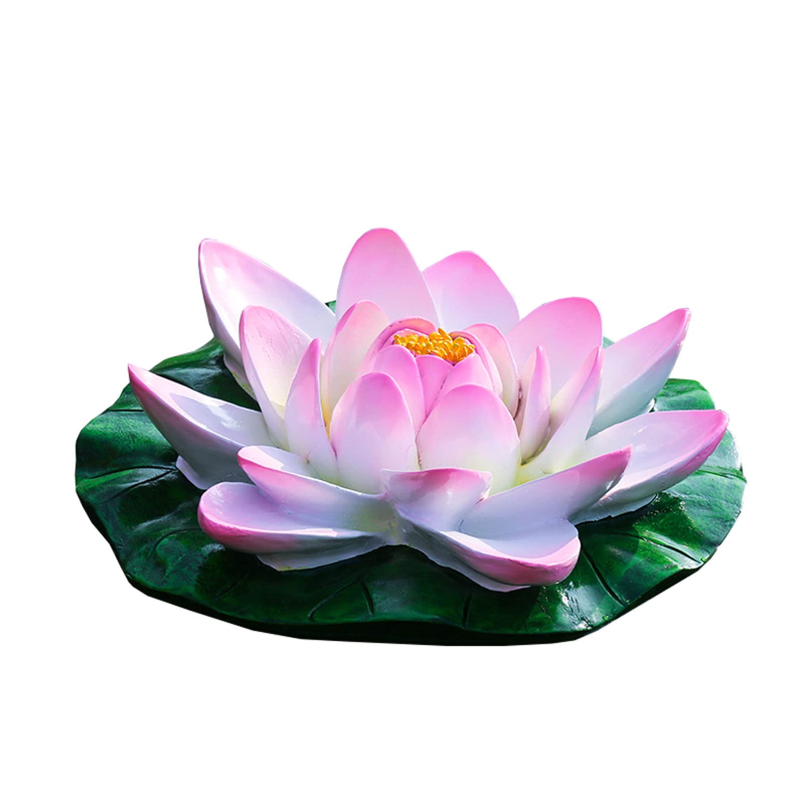 Amazon.co.jp: スイレンハスのハスの葉を模した彫像、浮水ハスの花の