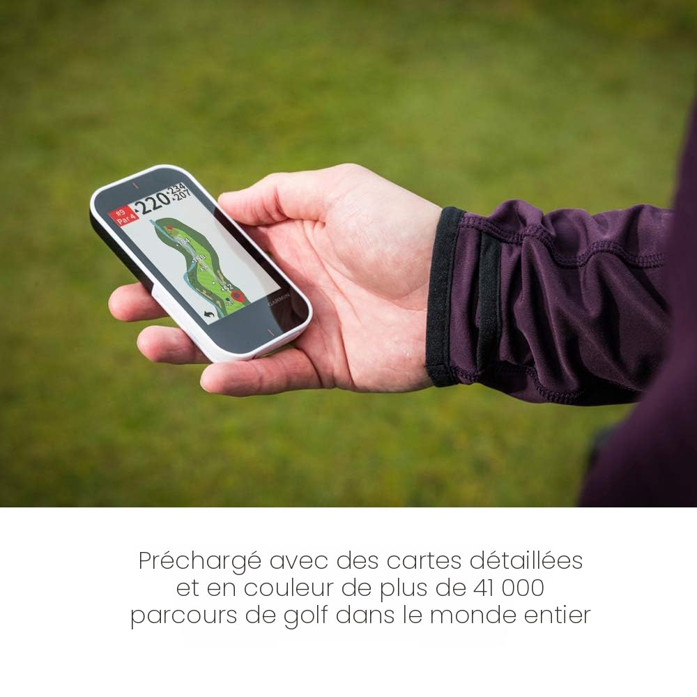 Garmin Approach G80 – Appareil de golf GPS tout-en-un avec
