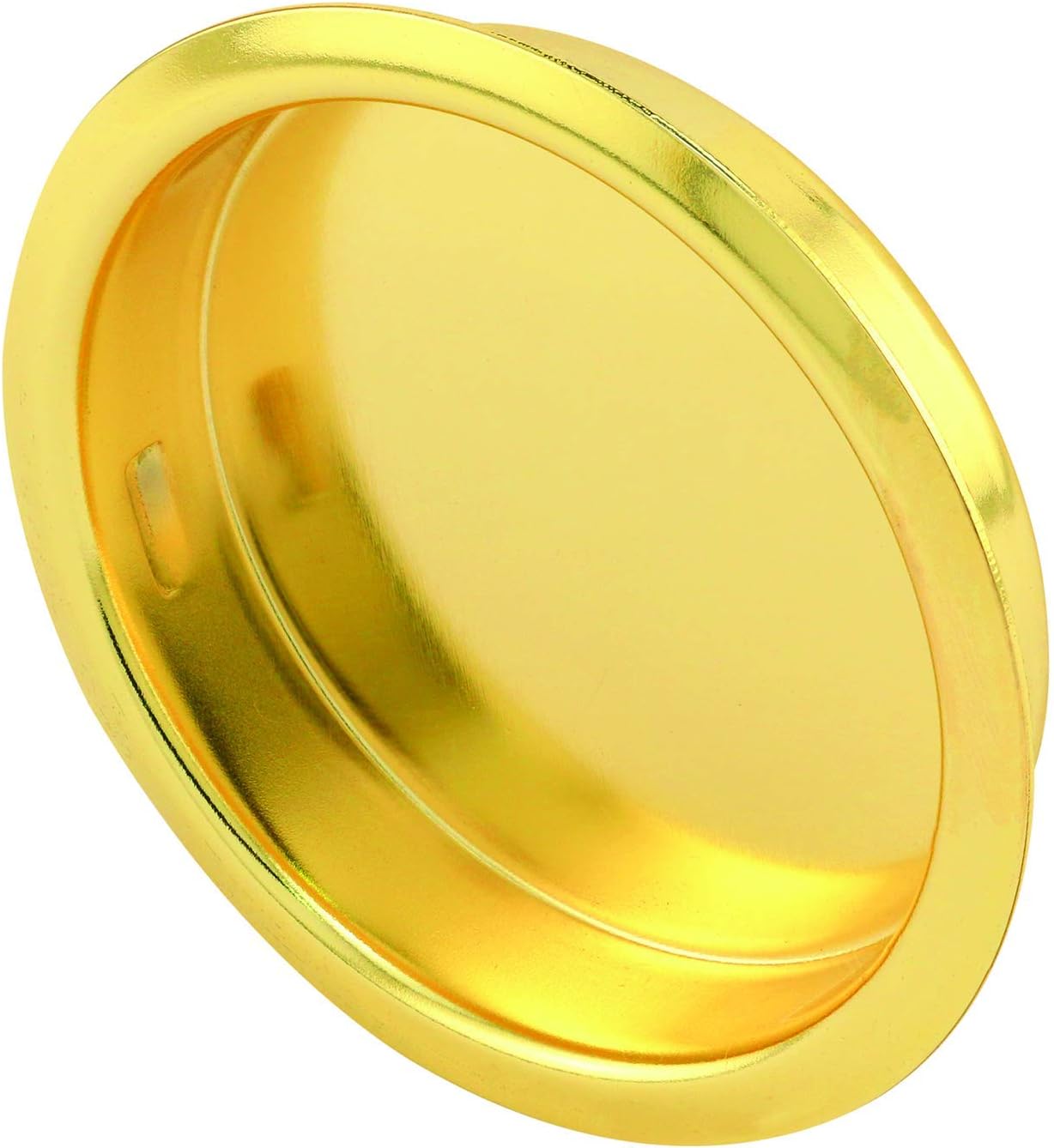 Prime-Line N 6766 1-3/4 In., Antique Brass Plated Bypass Door Pull Handle (2 Pack)