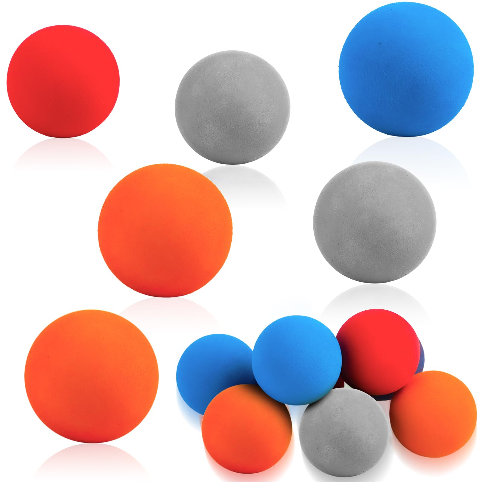12 Pezzi Palline In Schiuma, 5cm Pallone Di Spugna Eva, Palline Gommapiuma, Palline Morbide Per Un Divertimento Sicuro, Per Adatti A Ragazzi E Ragazze Per Giocare In Sicurezza