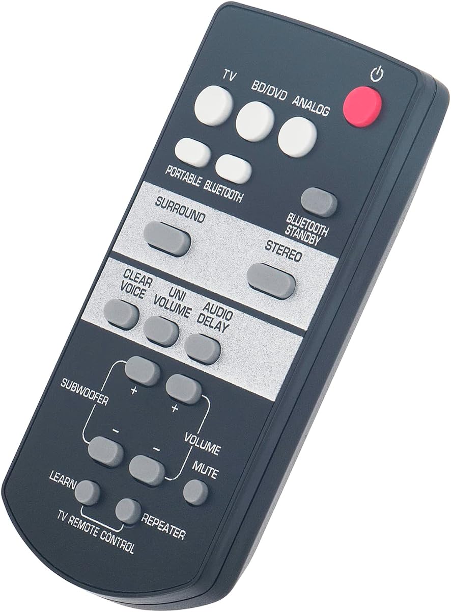 FSR64 ZG80730 New Replacement Remote Control fit for Yamaha Remote FSR64 | ZG80730 Sound Bar YAS-152 ATS-1520 YAS152 ATS1520