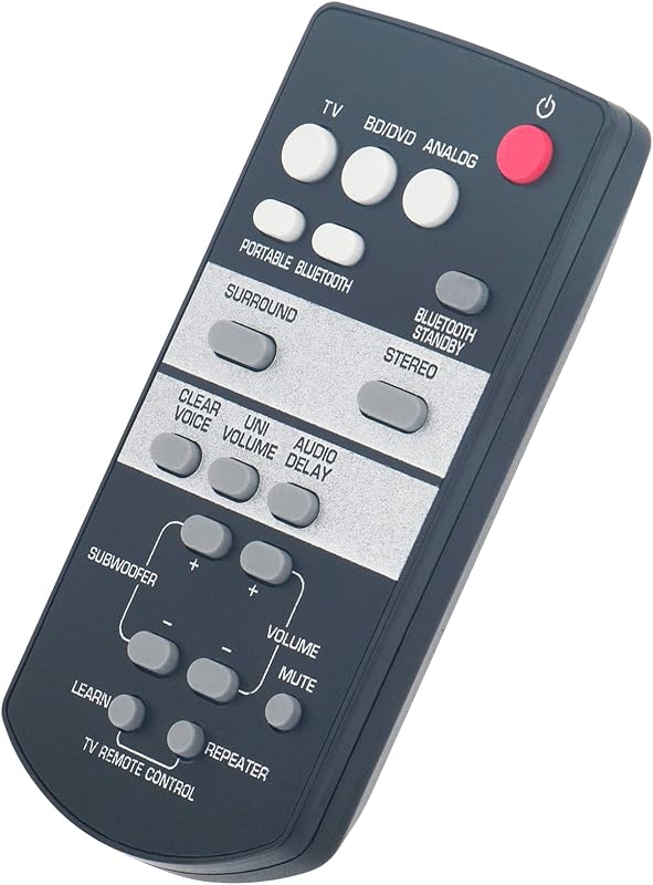 FSR64 ZG80730 New Replacement Remote Control fit for Yamaha Remote FSR64 | ZG80730 Sound Bar YAS-152 ATS-1520 YAS152 ATS1520