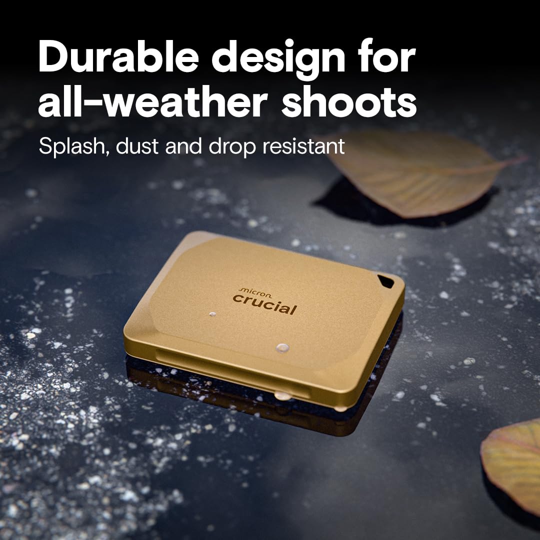 Crucial SSD portátil X10 Pro 4TB, leitura de até 2.100 MB/s