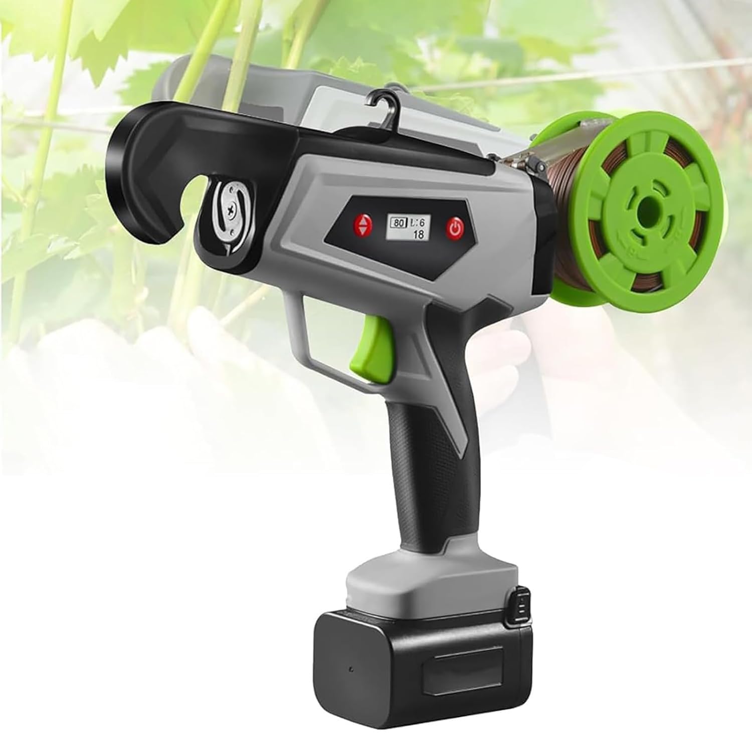 Máquina para Atar Plantas de jardín, Herramientas para Atar viñas, para Atar Ramas Viejas, para Plantas trepadoras, Uvas, frambuesas, Tomates, Verduras y Flores.