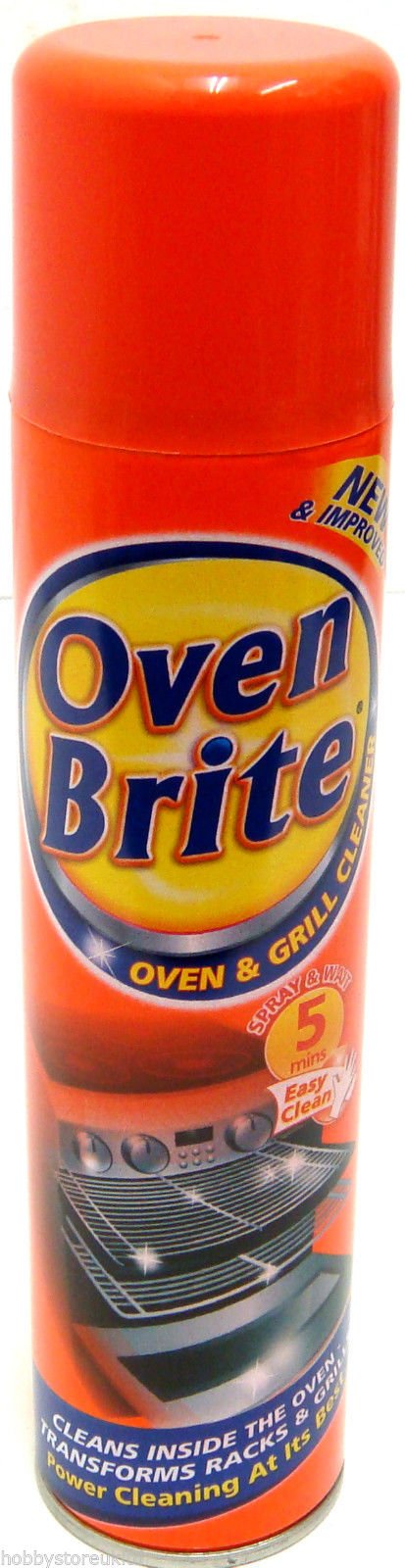 oven brite Oven & Grill Cleaner Heavy Duty BBQ Cleaning Action Spray Can 300ml