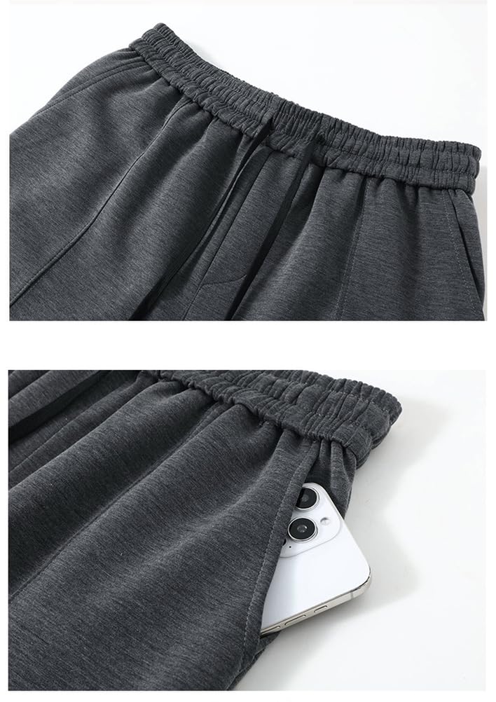 Męski casualowy dres z długim rękawem, bluza z okrągłym dekoltem i spodnie dresowe, komplet 2-częściowy