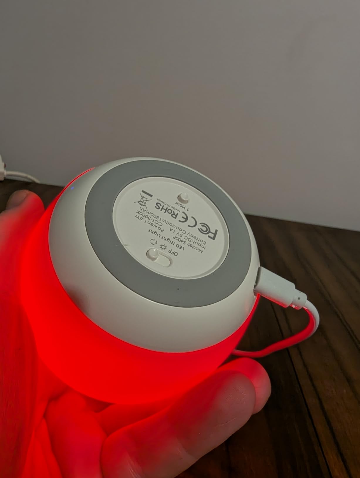 Night Light for Kids, Baby Night Light with 8 Colors Changing & Dimming ...
