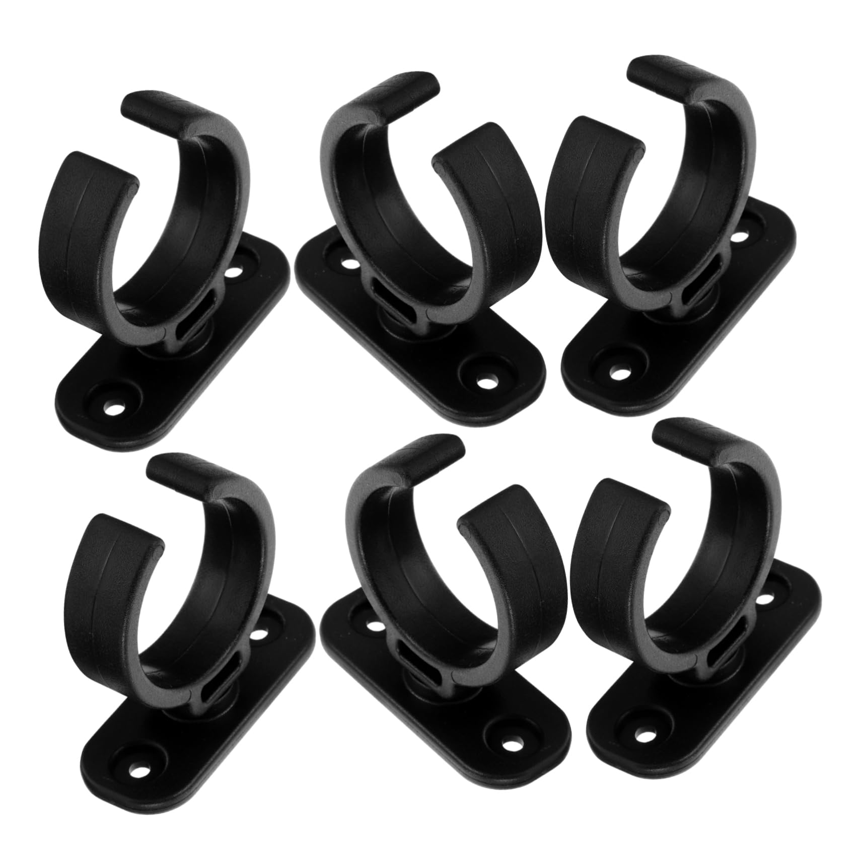 BESPORTBLE 6Pcs Microphone Holder Base Desktop Mic Clamp for Secure Mounting Non Slip Design Compatible with Various Microphones for Recording Streaming and Live Performance