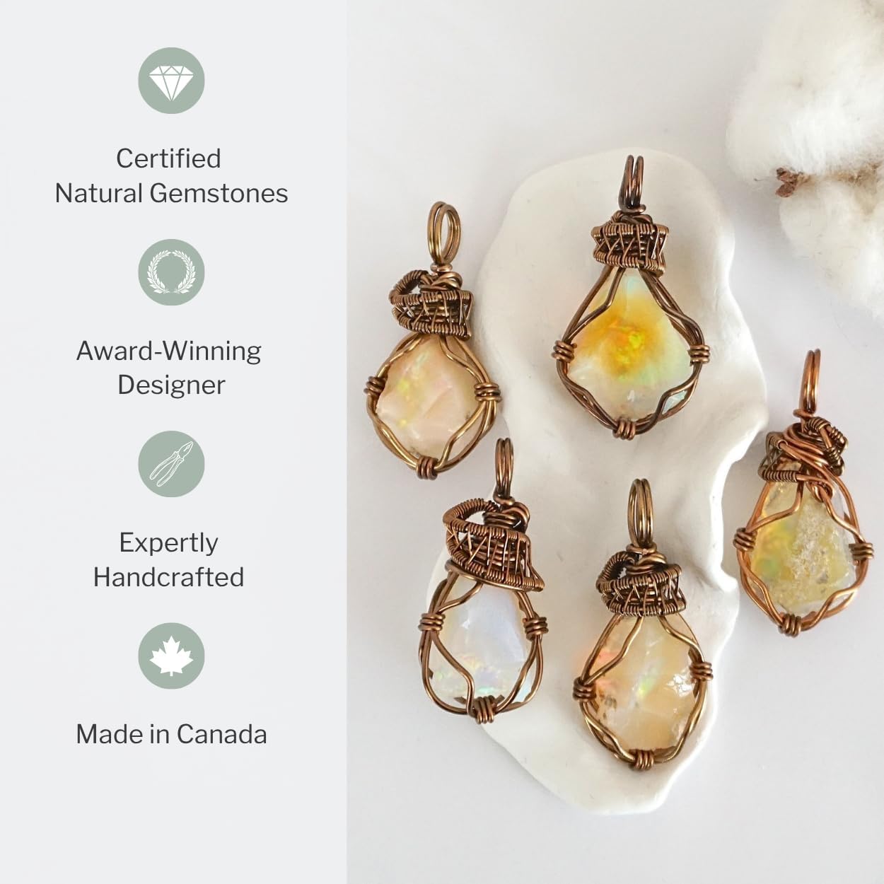 Designs by Nature Gems Birthstone Necklace Statement Raw Gemstone Necklace, Handmade Necklaces For Women Jewelry Gift, Antique Bronze Chain Birthday Gifts For Women, Mothers Day New Mom Gifts
