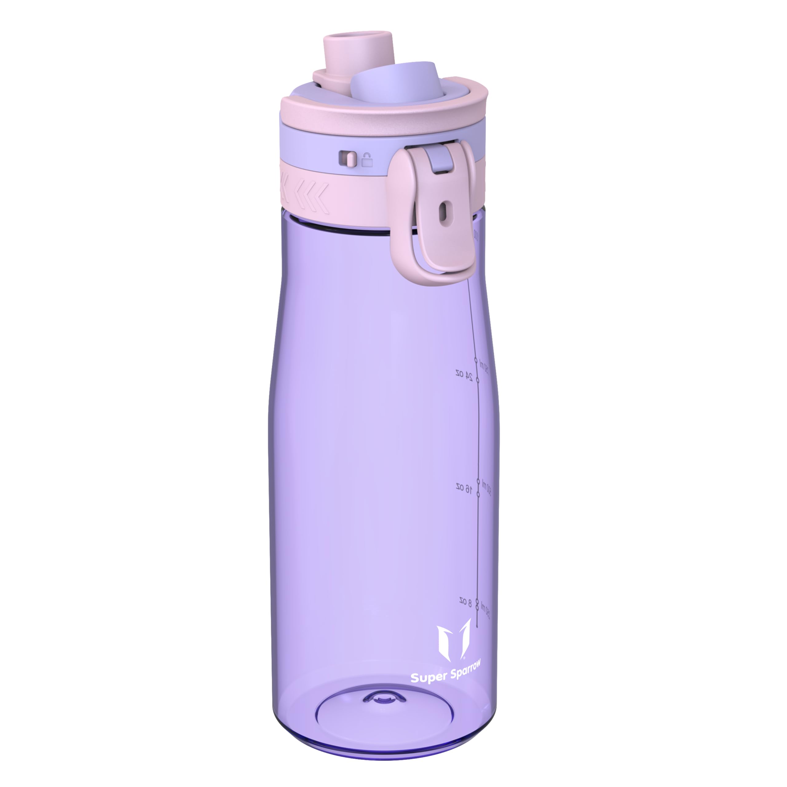 Super Sparrow Water Bottle 1000ml - One-Tap TouchGulp Bottle - Non-Toxic BPA Free - Lightweight & Sustainable Tritan Water Bottles for Sports, Travel, Outdoors