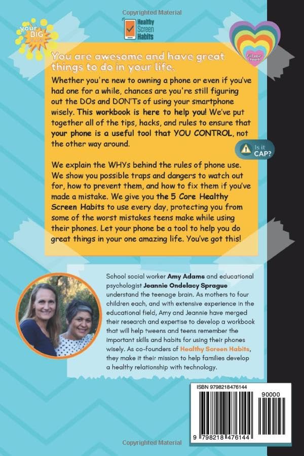 Healthy Screen Habits for Tweens & Teens: A training workbook to help you use your phone wisely - Image 2