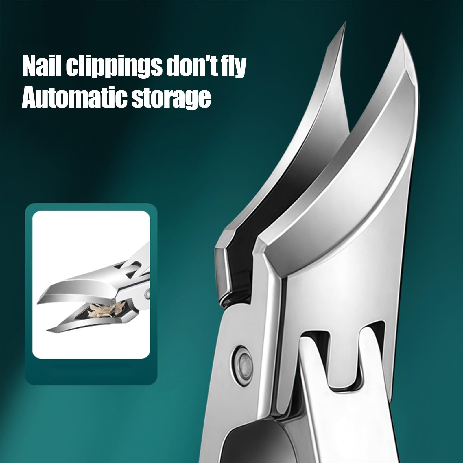 Coupe-Ongles Incarnés | Design Ergonomique Biseauté Anti-Éclaboussures pour Coupe Précise | Pince à Ongles pour Femmes, Personnes Âgées & Salon
