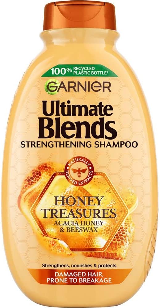 Garnier Ultimate Blends Honey Treasures Shampoo, 400ml