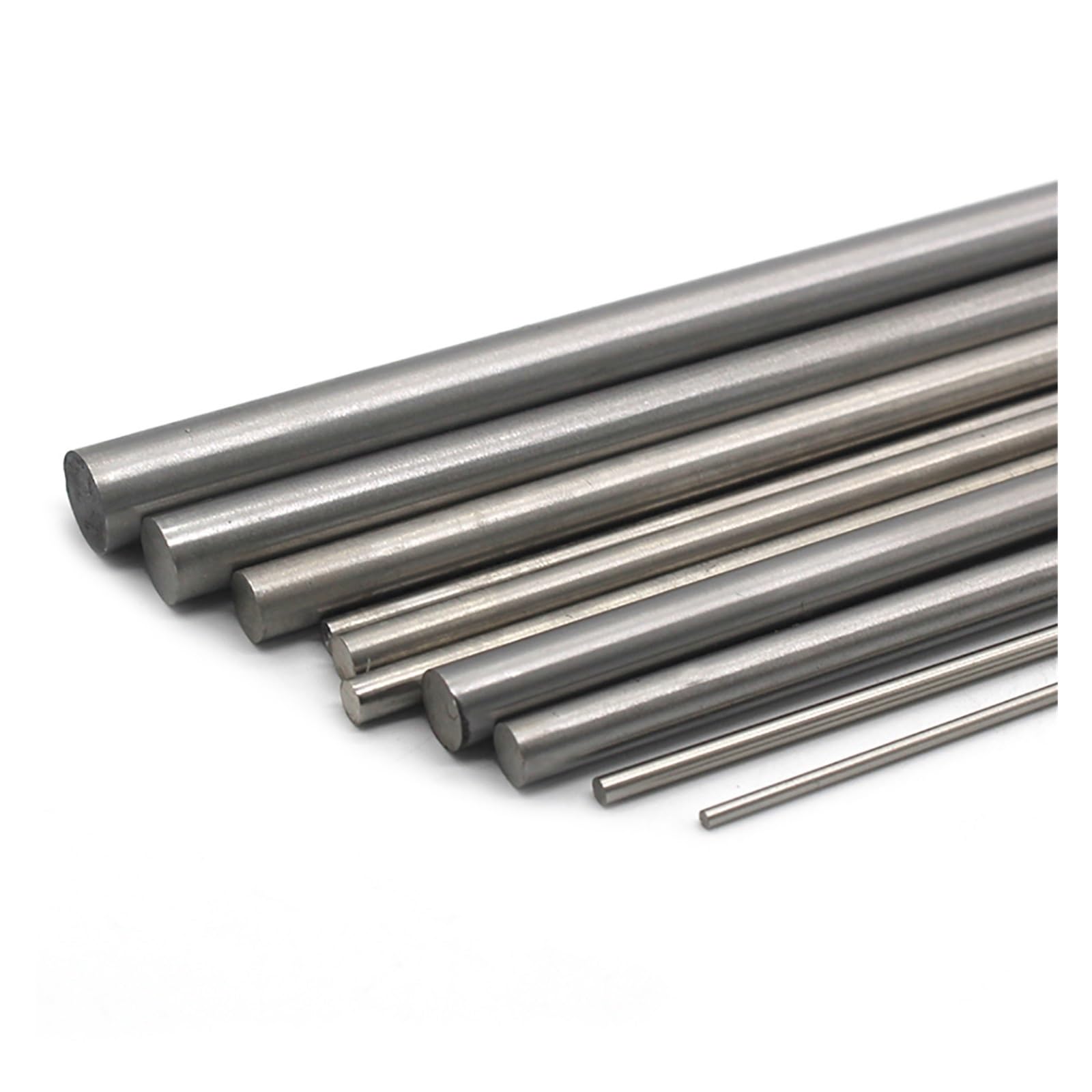 Metall-Rundstab, Stahlstange, DIY-Achsenbau-Modellmaterial(8mmx250mm,5pcs)