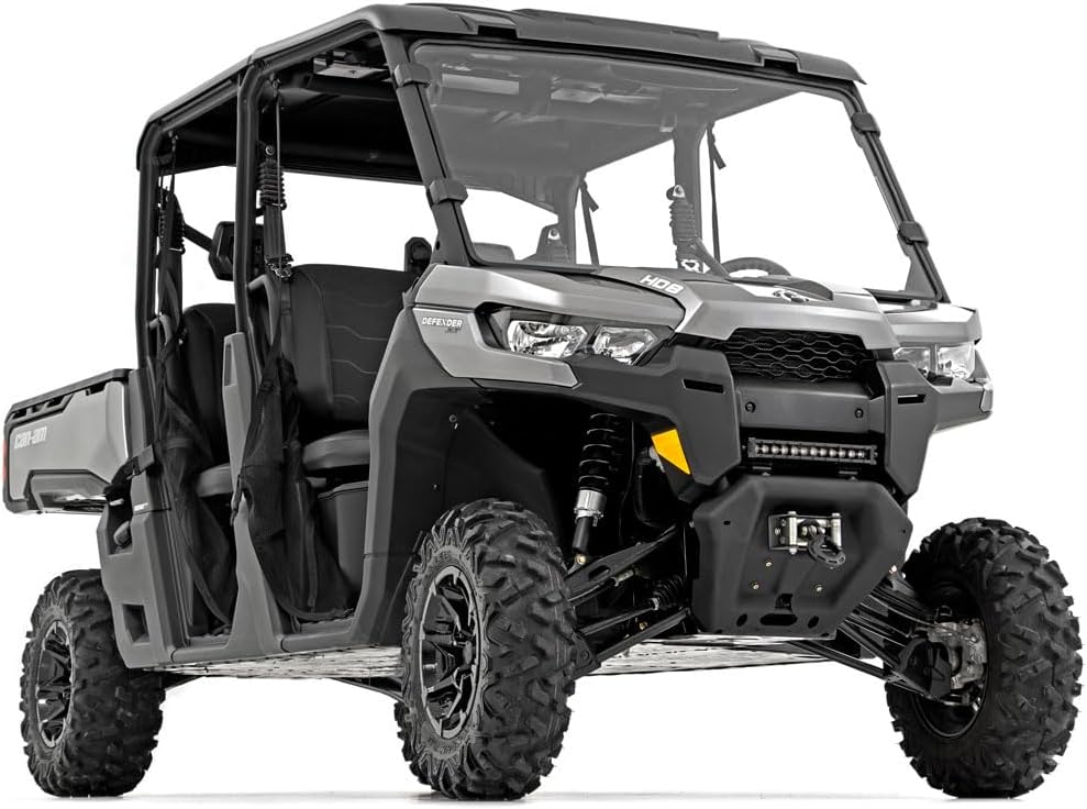 Rough Country 3" Lift Kit for Can-Am Defender HD 5/HD 8/HD 9/HD 10 DPS/XT - Off-Road Suspension Upgrade for Improved Ground Clearance, Up to 28" Tire Compatibility and Easy Installation